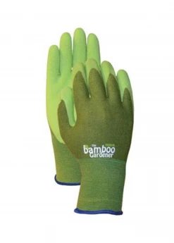 Terrebonne Bamboo Rubber Palm Glove Garden Tools