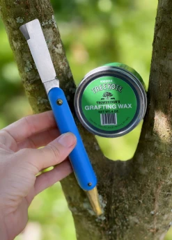 Terrebonne Grafting Knife + Wax Tin Bundle Garden Tools