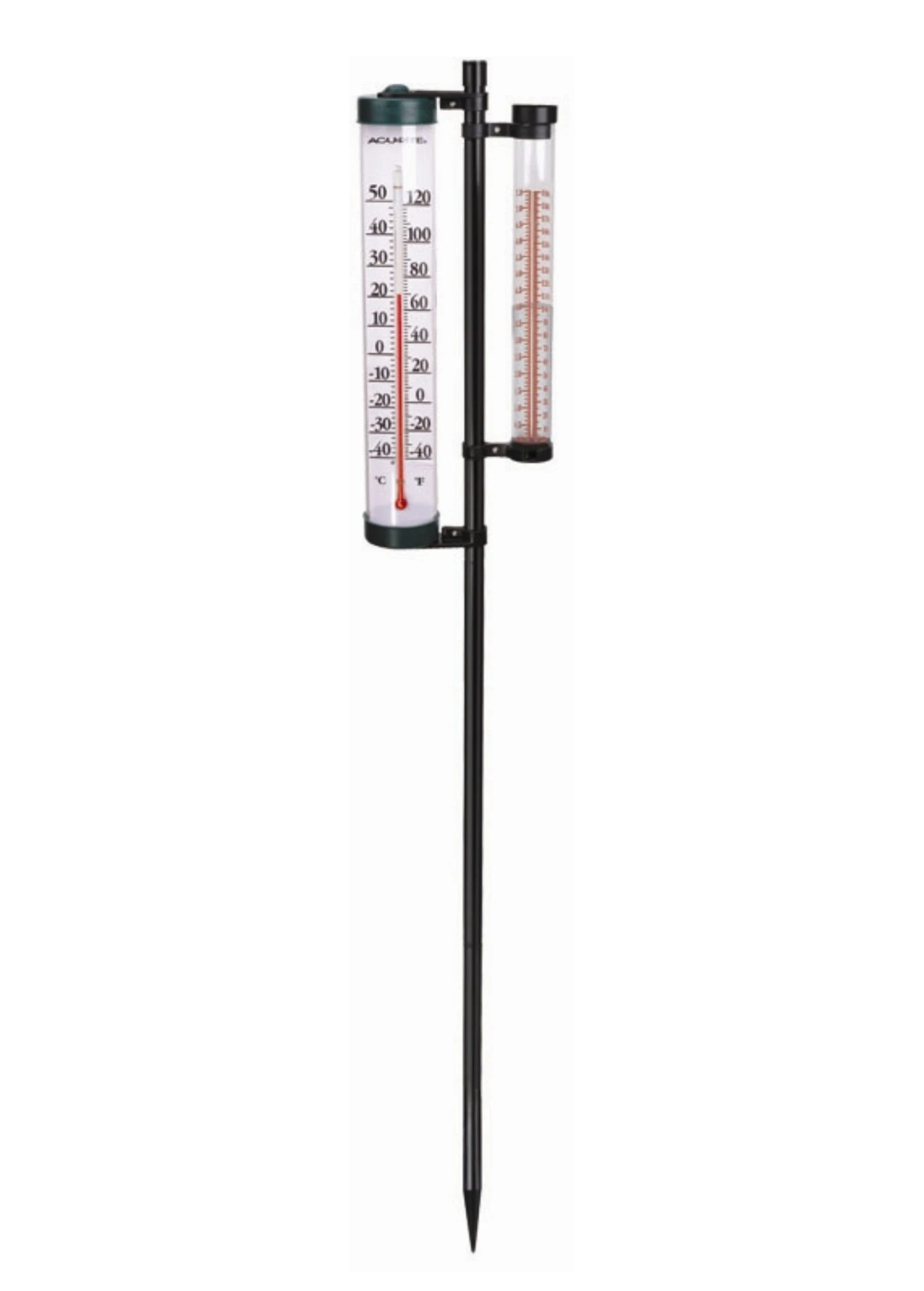 Terrebonne Tall Magnifying Rain Gauge & Thermometer Garden Tools 1 Terrebonne Tall Magnifying Rain Gauge & Thermometer Garden Tools